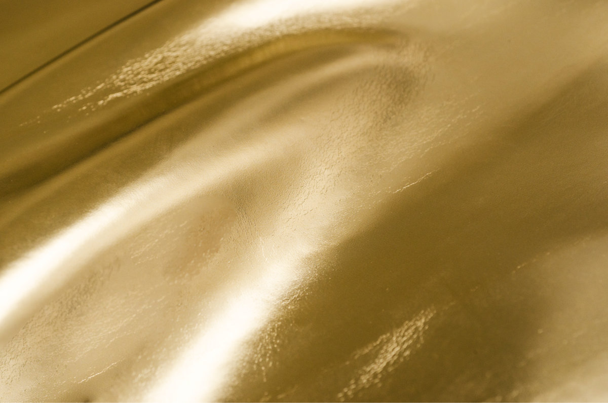 Metallic Leather / Full Grain Foil Sides / Gold & Silver Garment Hides